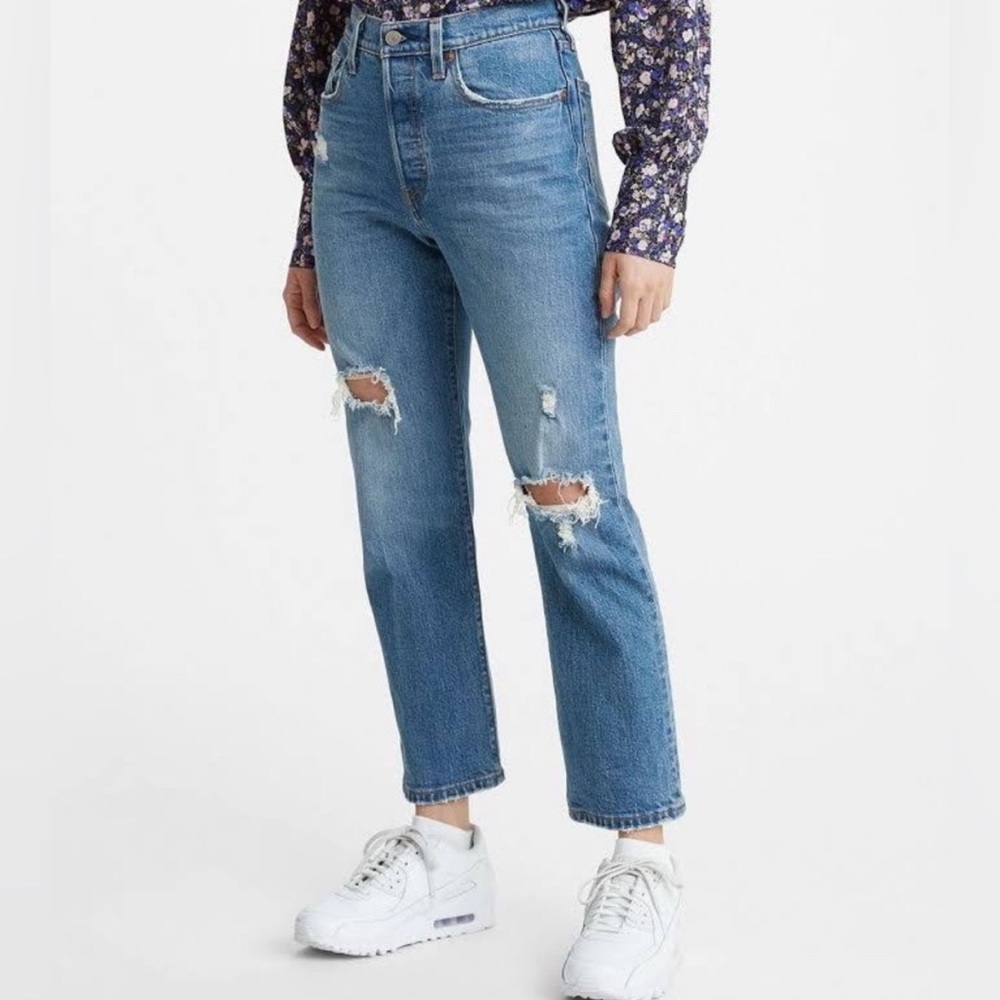 Levi's Blue Straight Leg Women's Jeans